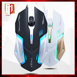 Chuột Máy Vi Tính Có Dây MOUSE T-WOLF V5 Đèn Led Chuyên Game - Chuột Laptop Gaming Chơi Game
