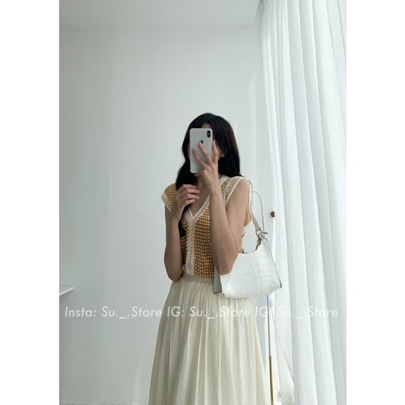 Chân váy voan cạp chun 2 lớp CV233 SUSTORE