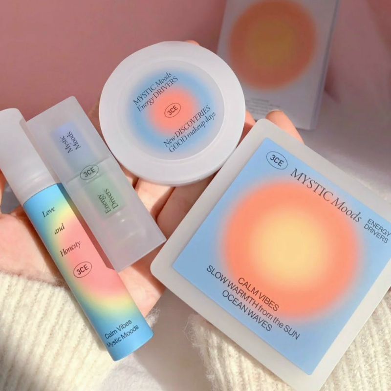 Phấn mắt, phấn má, son BST 3CE Mystic Moods Energy Drivers