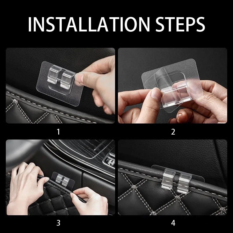 1/5 Miếng Dán Cố Định Thảm Lót Sàn Xe Hơi Chống Trượt