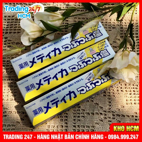 [Hỏa tốc HCM] Kem đánh răng muối Sunstar NỘI ĐỊA NHẬT BẢN