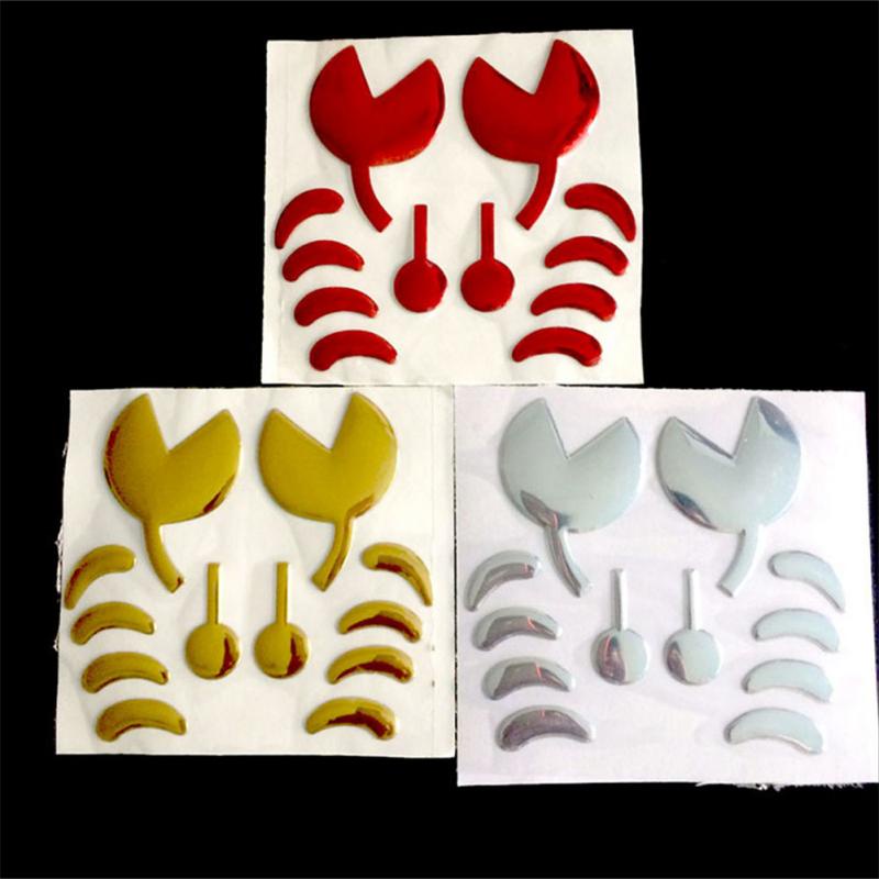 Miếng Dán logo Cua Trang Trí Xe Hơi Cá Tính