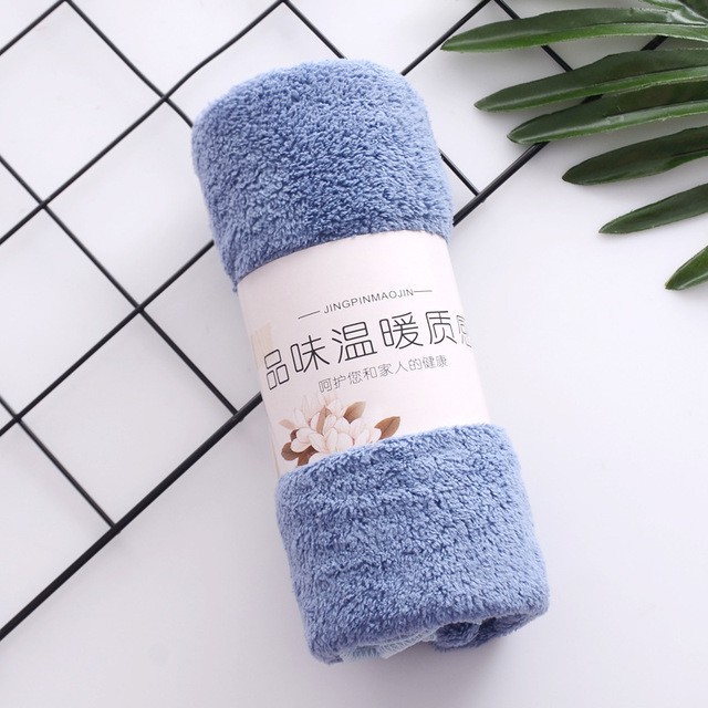 Khăn mặt lông cừu  Siêu Mềm Mại Siêu Thấm Hút Kích Thước 50x25cm