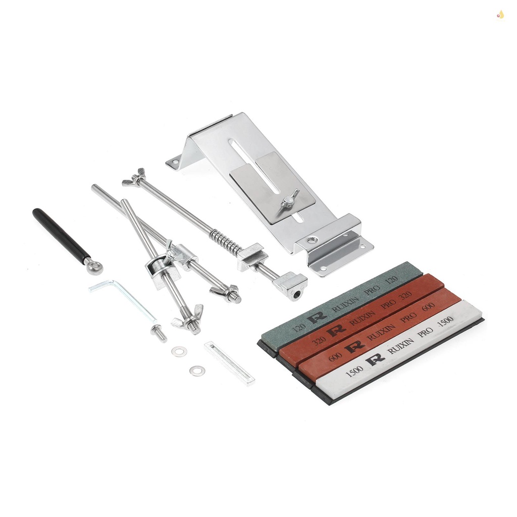 Bộ Dụng Cụ Mài Dao Chuyên Nghiệp Bằng Thép Không Gỉ 4 Đá Mài Góc Cố Định Nâng Cấp