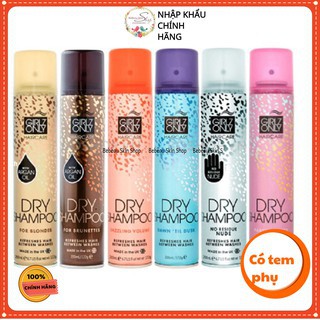 Dầu gội đầu khô GIRLZ ONLY 200ml - Bebeauskinshop