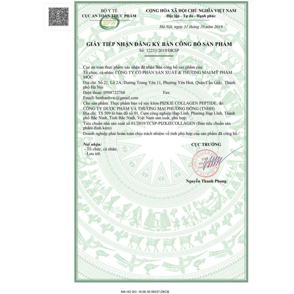 [Mã 77FMCGSALE giảm 8% đơn 500K] Collagen cá hồi Pizkie Collagen Peptide nhập khẩu từ Nhật Bản ngừa lão hóa trẻ hóa da | BigBuy360 - bigbuy360.vn