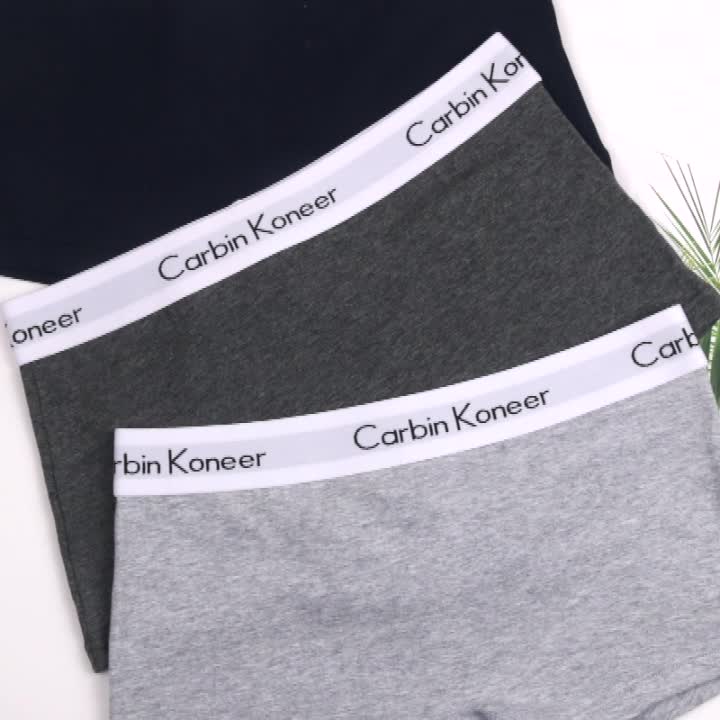 Quần boxer nữ / tomboy hoạ tiết basic KNKJ-01