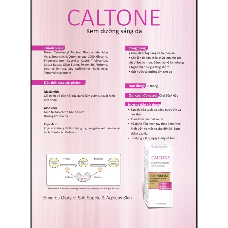 Kem Giảm Thâm Mờ Nám Caltone Fairness Cream