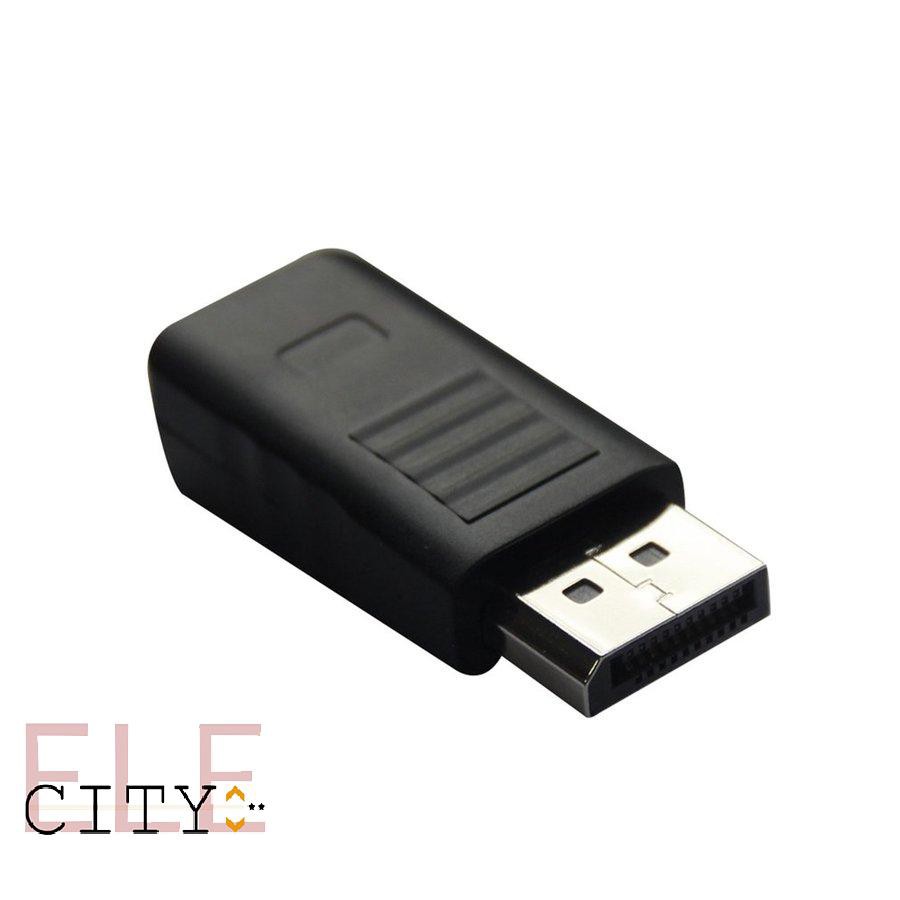 111ele} Black DP Displayport Male To Mini DisplayPort Female Mini DP Convertor Adapter