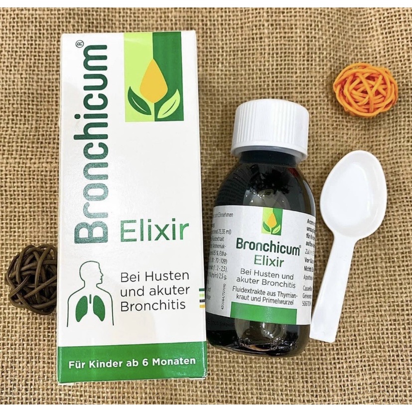 Siro Bronchicum giảm ho và viêm phế quản cho trẻ từ 6 tháng - 100ml