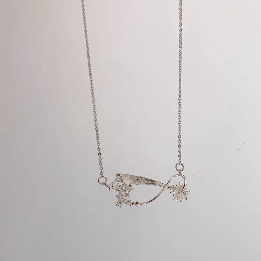 Dây Chuyền Bạc Mặt Hình Sao Băng Kiểu Thái Lan Thời Trang Cho Nữ F4