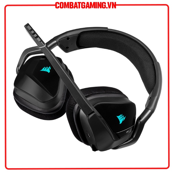 Tai Nghe Không Dây Corsair Void RGB Elite 7.1 Wireless - Hàng Chính Hãng NPP SPC