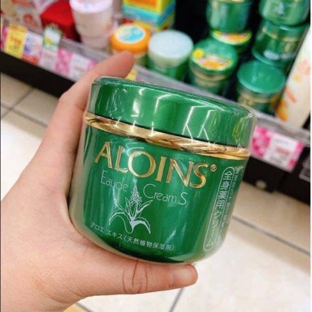 [ Hàng Nội Địa Nhật ] Kem Lô Hội Aloins Eaude Cream S Dưỡng Trắng Da Toàn Thân 185g