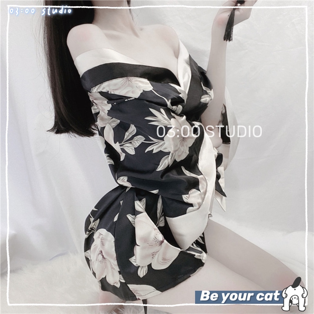 （Giao hàng bảo mật）🖤Đồ ngủ sexy🖤Freeship🖤Kimono Nhật Bản Cosplay hầu gái sexy anime maid cut- Set váy ngủ 40-65kg---020 | WebRaoVat - webraovat.net.vn