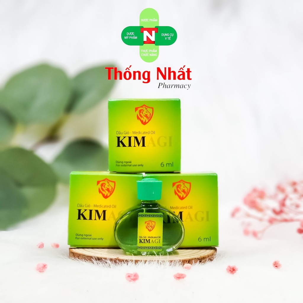 Dầu gió Kim Agi xoa dịu vết ngứa giữa ấm cơ thể Kimagi 6ml