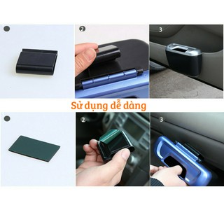 Thùng rác mini gắn cửa xe ô tô