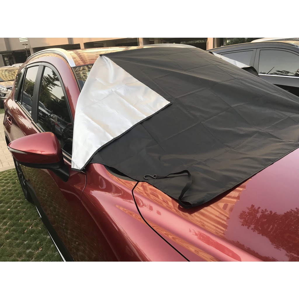 Bạt chắn nắng phủ kính trước xe ô tô - Chống lá cây rơi, phân chim, lắp đặt chỉ 1 phút