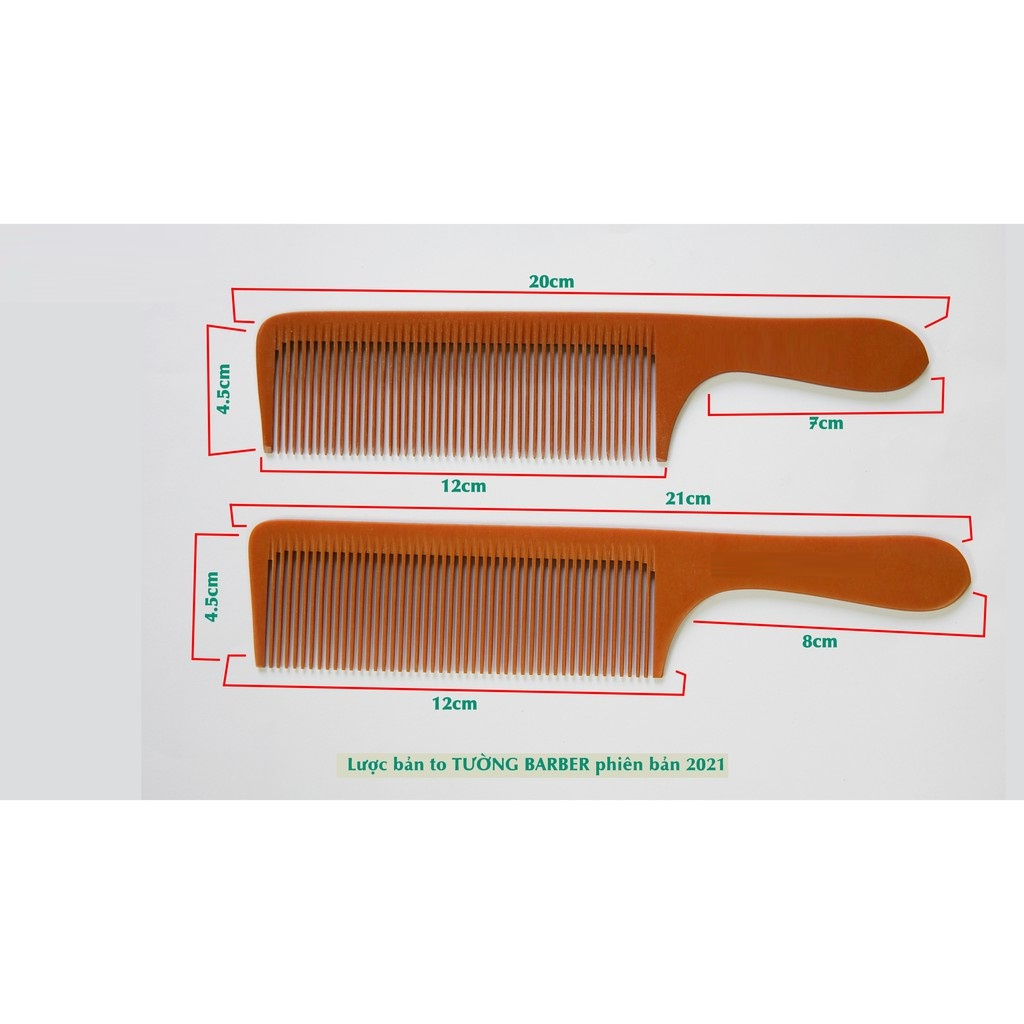 Lược cắt tóc nam bản to TƯƠNG BARBER 2021