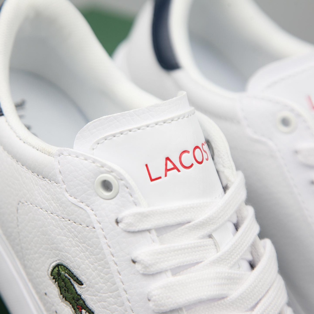 Giày thể thao nam da thật L.C.T thoáng khí êm chân, Giày sneaker cá sấu full box bill bản cao cấp