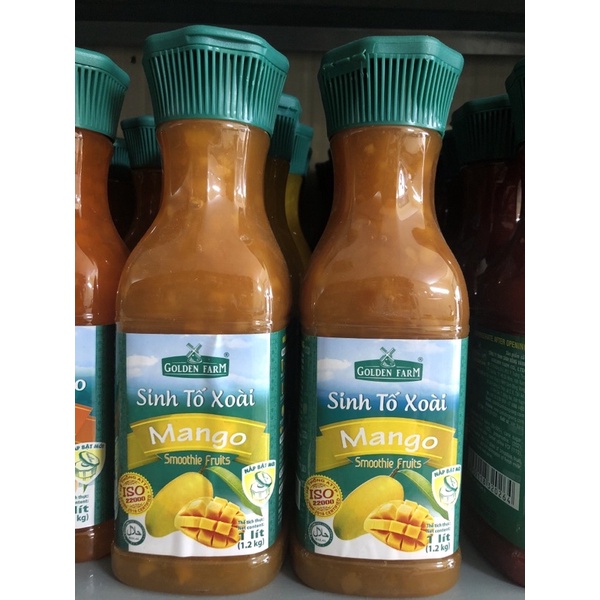 Sinh tố Golden Farm hương vị Xoài 1L