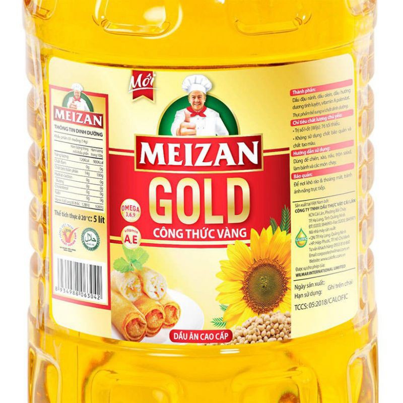 DẦU ĂN CAO CẤP MEIZAN GOLD 5L