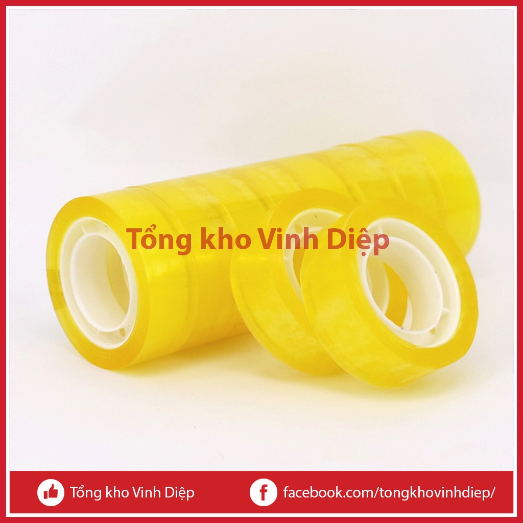 Băng dính văn phòng, băng keo thủ công nhỏ khổ 1cm 1.5cm