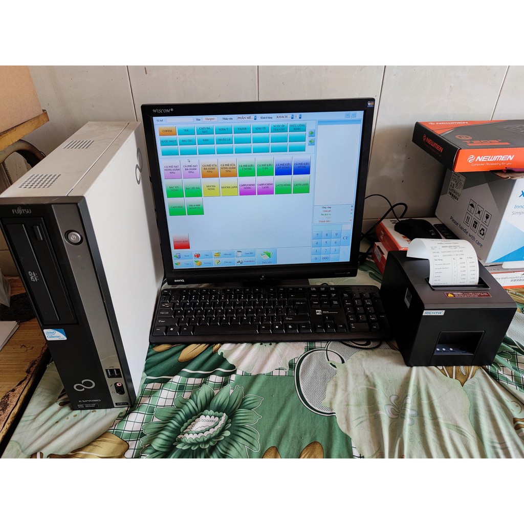 Trọn bộ máy tính tiền cho quán trà sữa cafe quán ăn | BigBuy360 - bigbuy360.vn