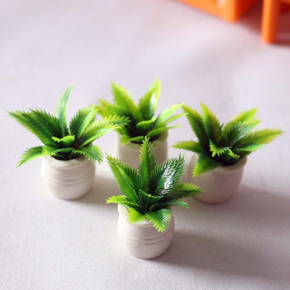 Mô Hình Chậu Cây Mini Dùng Trang Trí Nhà Búp Bê