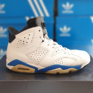 Giày thể thao Jordan 6s  Retro 'Sport Blue' trắng chính hãng size 42.5