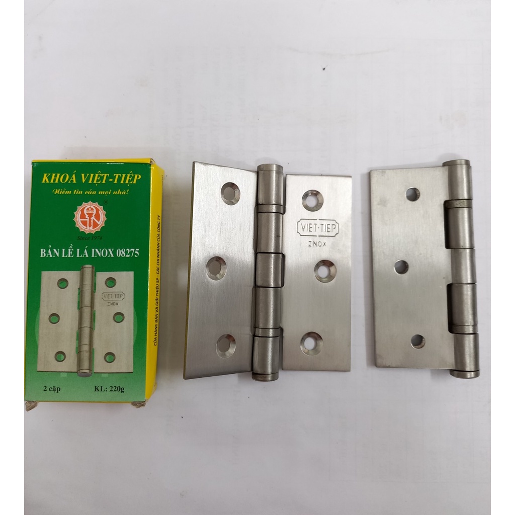 Bản lề lá inox Việt Tiệp  08225 - 08205 - 08275