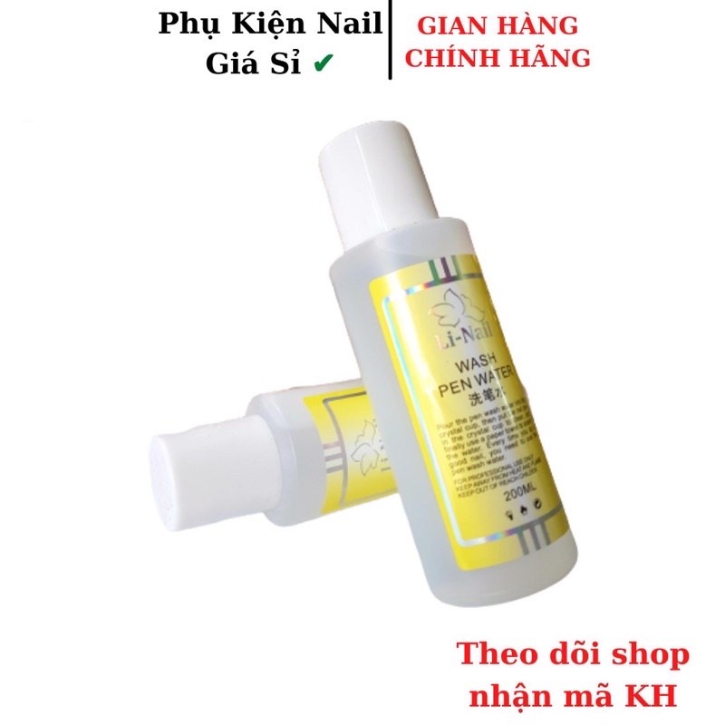 Nước rửa cọ, ủ phá gel, nước lau gel Li- nail