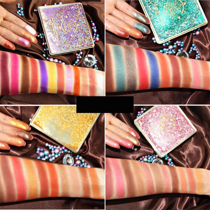 ☀☀☀ (Hàng Mới Về) Bảng Phấn Mắt Novo 5255 Màu Nhung Lì Ánh Ngọc Trai ☝☝☝ | BigBuy360 - bigbuy360.vn