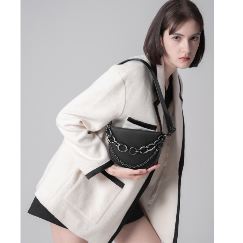 Mới Túi Đeo Chéo Vai Có Dây Xích Thời Trang Sành Điệu Dễ Thương Cho Nữ