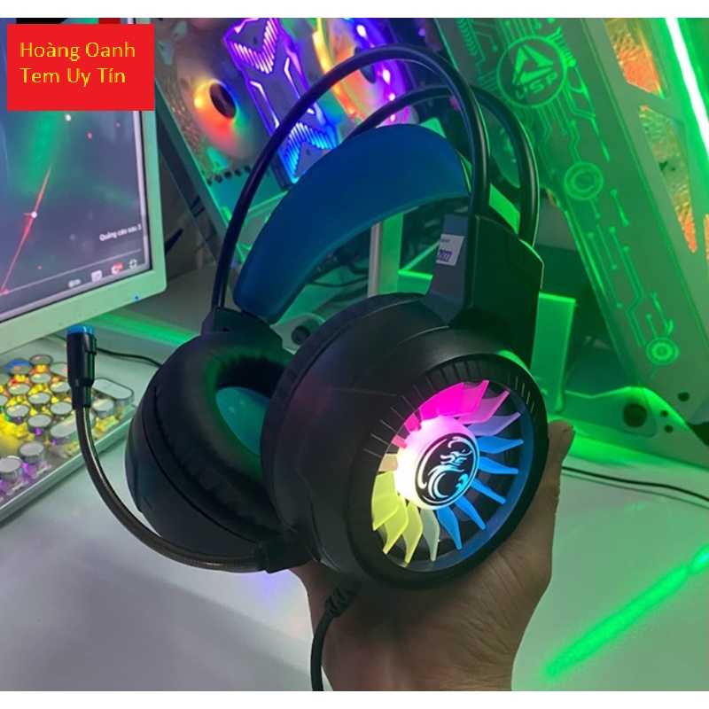 Tai Nghe Gaming IMICE HD-490 7.1 USB Hàng Chính Hãng