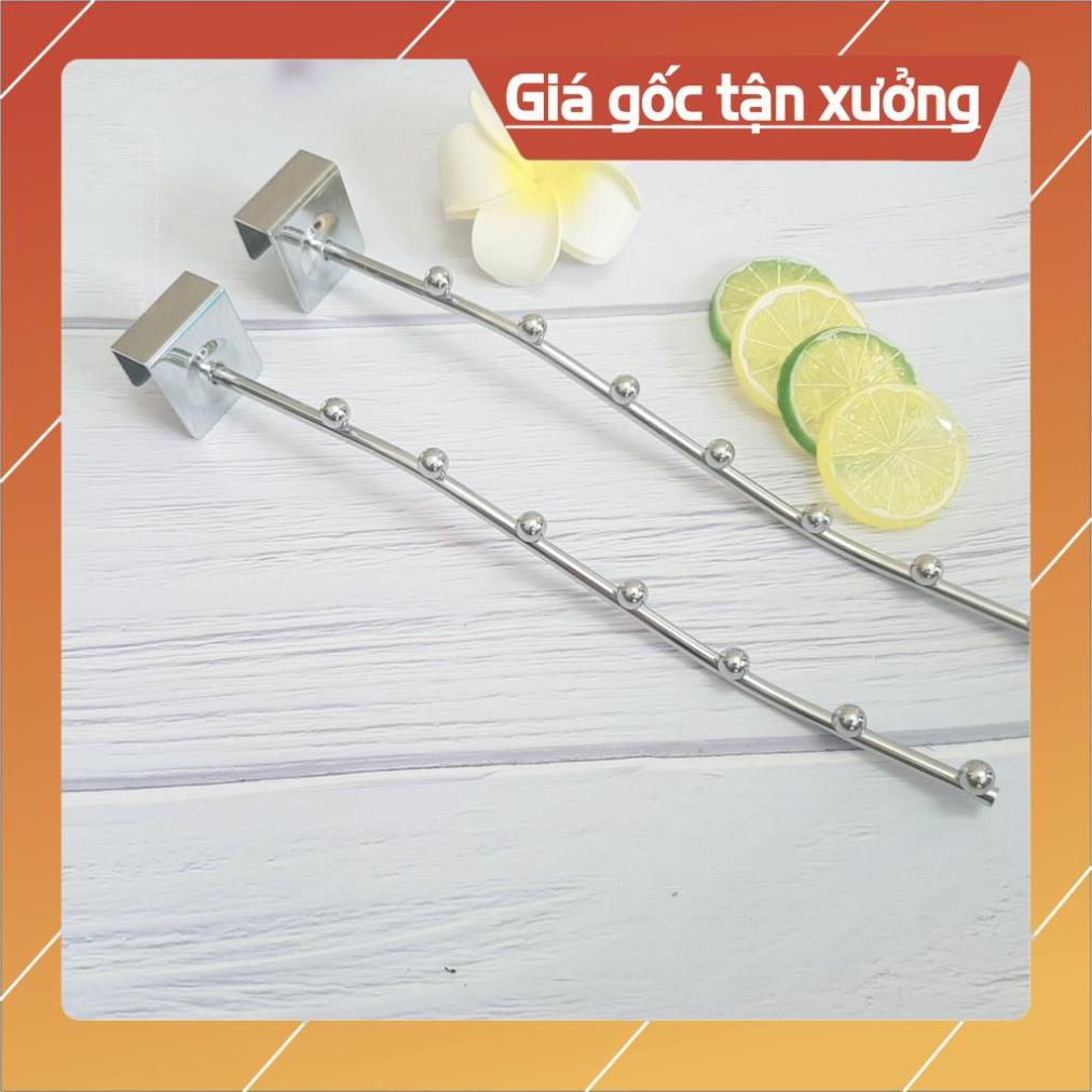 Móc Bi Cài - Bi Gắn Thanh   Loại 7 Bi Treo Quần Áo Hạt Bi Tiện Lợi, Đẹp Mắt Tiết Kiệm Diện Tích