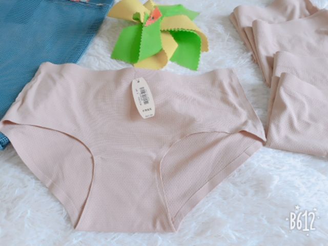 Combo 5 quần lót đúc thông hơi màu da/ màu đen