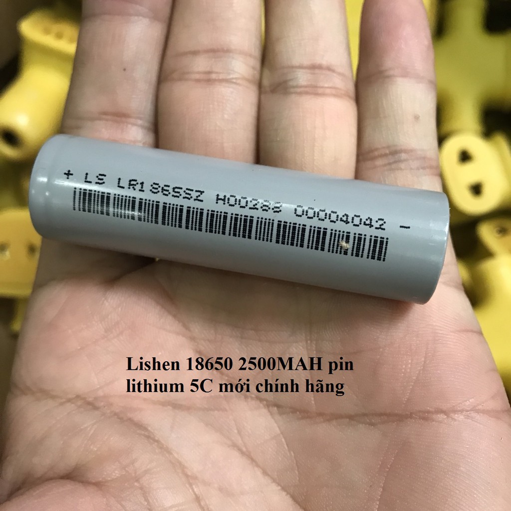 Lisen Xám Cell Pin 18650 Lishen 2600mah-5C (Xả 10A)