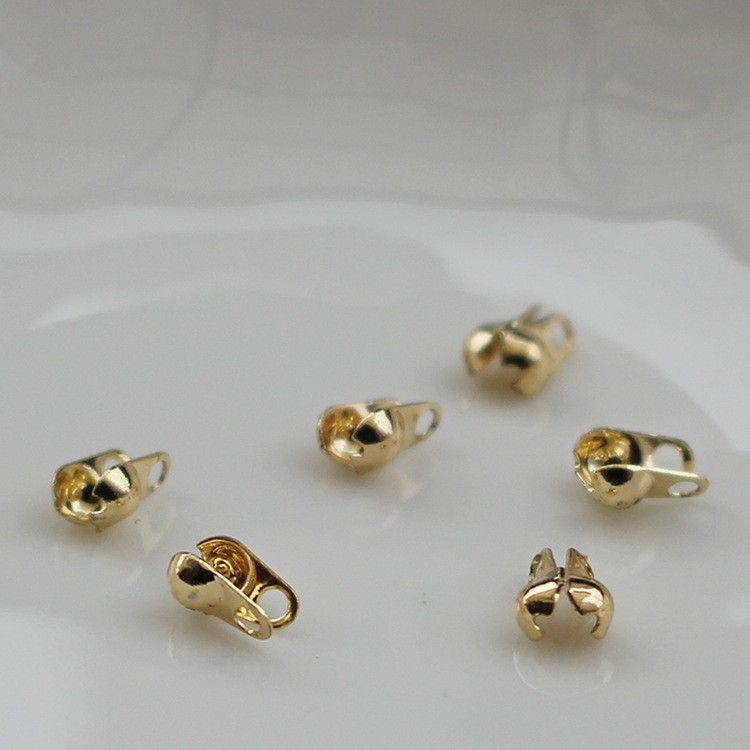 10 chốt đầu dây xích bi loại nhỏ 2mm và 2.5mm nguyên liệu làm trâm làm trang sức cổ trang cosplay cổ phục có màu KC