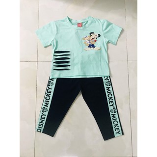 Đồ bộ bé gái 100% thun coton co giãn mát