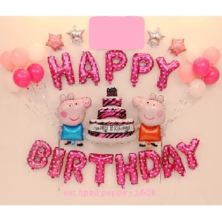 Bóng kiếng heo peppa size 70cm