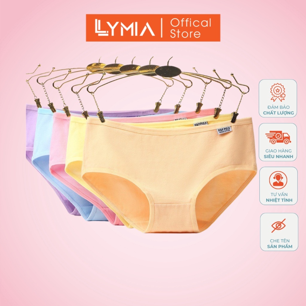 Set 10 quần lót cotton nữ xuất Mỹ siêu mềm mịn
