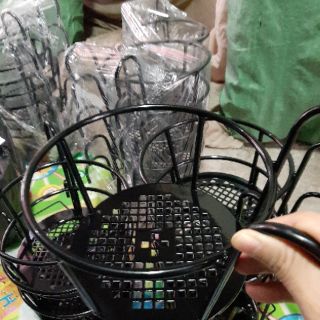 giỏ sắt treo hoa ban công - hàng đẹp sơn tĩnh