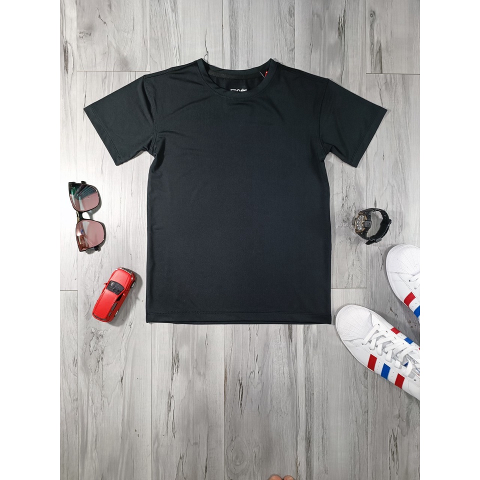 Áo thun bé trai 8-17 tuổi size đại vải thun lạnh thể thao loại trơn 25-60kg