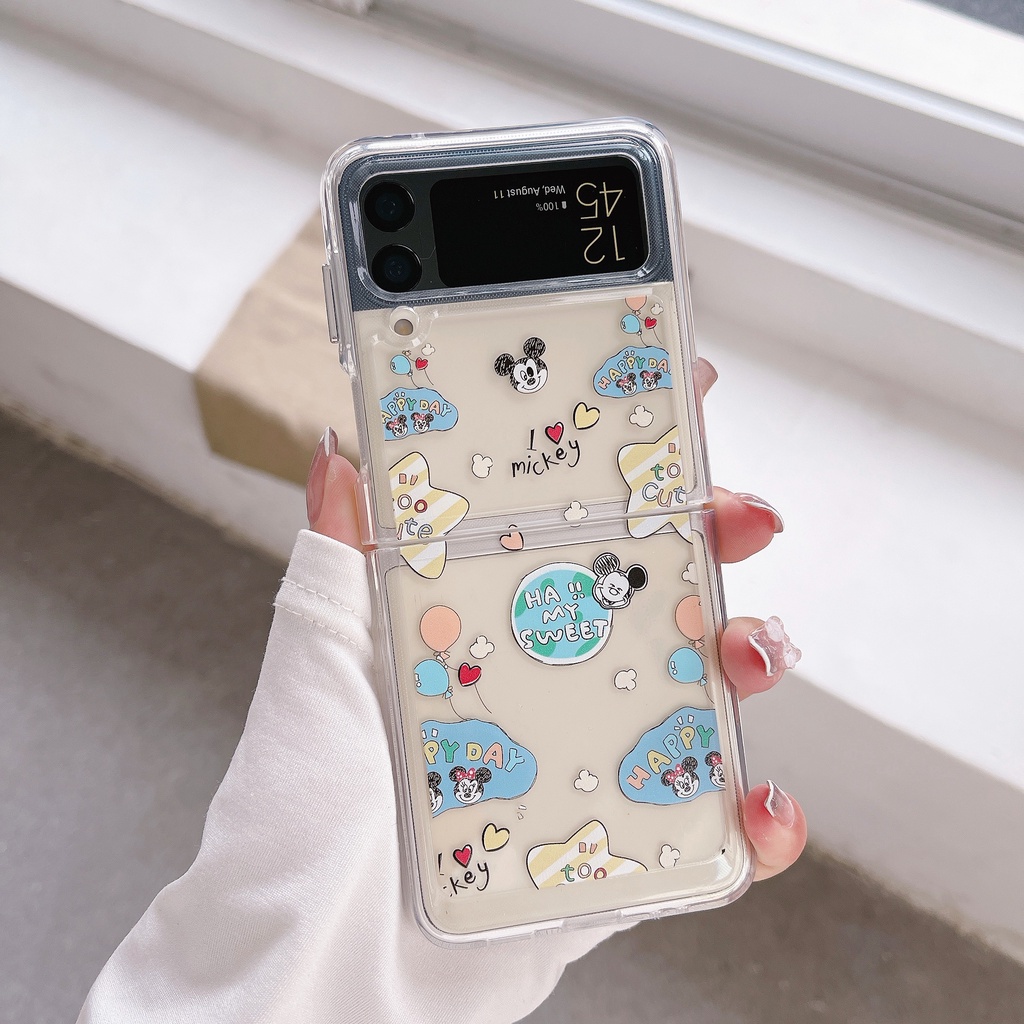 Ốp Điện Thoại PC Cứng Chống Sốc Họa Tiết Hoạt Hình Cho Samsung Galaxy Z Flip 4 5G