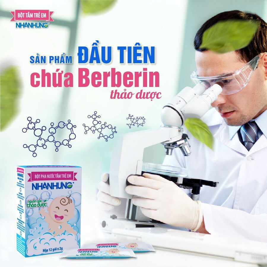 Bột Tắm Nhân Hưng - Trẻ Hết Hăm Da, Rôm Sảy, Mụn Nhọt ,Mẩn Ngứa