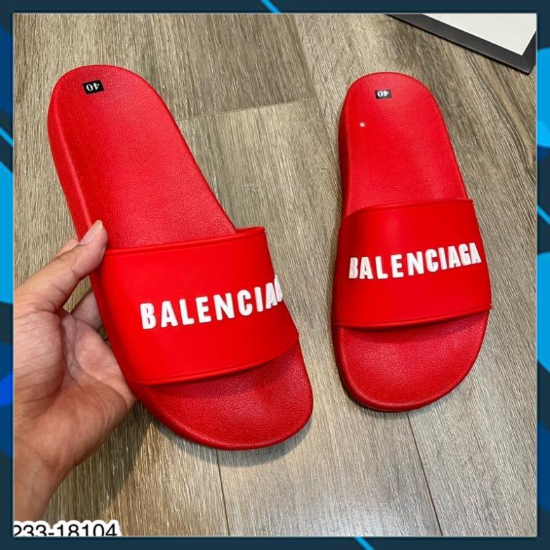 Dép nam nữ Balenciaga quai ngang nhiều màu có đế bằng có chữ hàng cao cấp loại 1