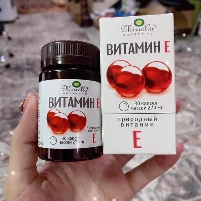 💊💊💊 VITAMIN E ĐỎ NGA 270mg💊💊💊