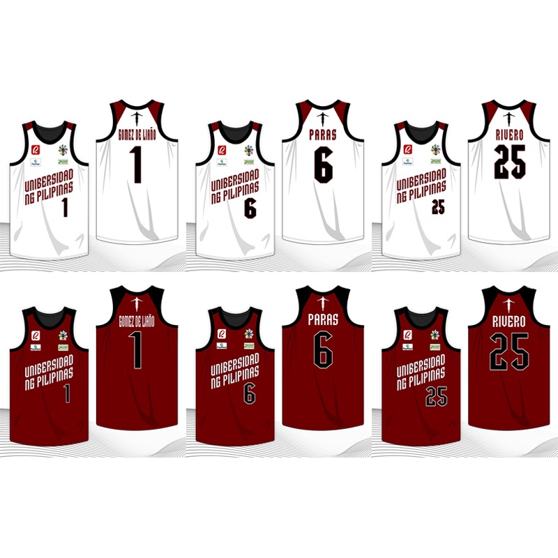 Áo Thun Bóng Rổ In Chữ UP Fighting Maroons UAAP Của Đại Học Philippines