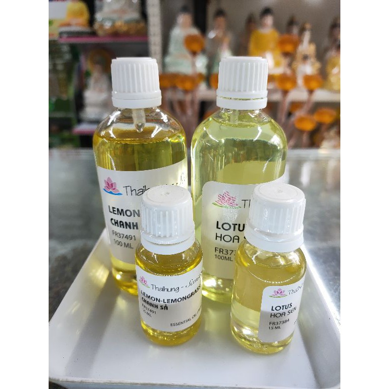 TINH DẦU THÁI HƯNG 15ML NHẬP KHẨU PHÁP, TINH DẦU CHANH SẢ, LAVENDER, BƯỞI...