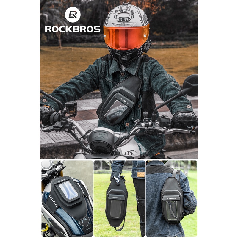 Rockbros Túi Đựng Đồ Gắn Bình Xăng Xe Mô Tô Chống Thấm Nước Tiện Dụng